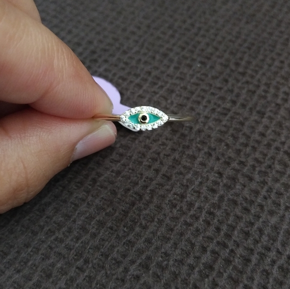 isabella m. Dainty Evil😈 Eye👁️ Ring - Sz 9 - Picture 8 of 15